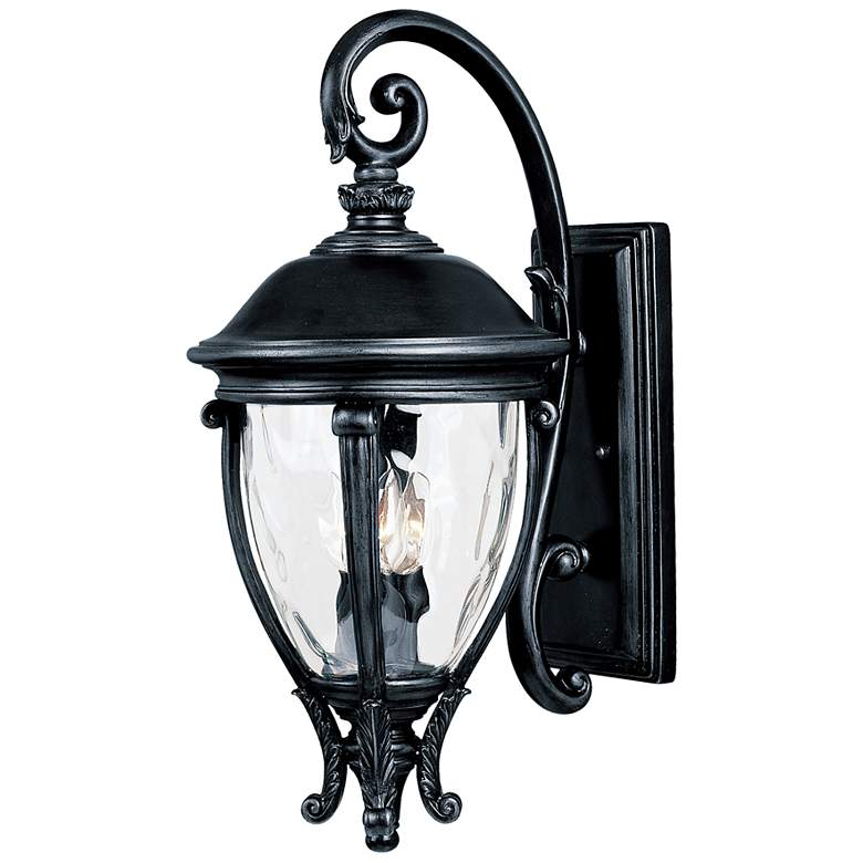 Image 1 Maxim Camden VX 24" High Black Outdoor Wall Light