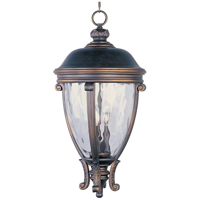 Image 1 Maxim Camden VX 26 1/2"W Golden Bronze Outdoor Hanging Light