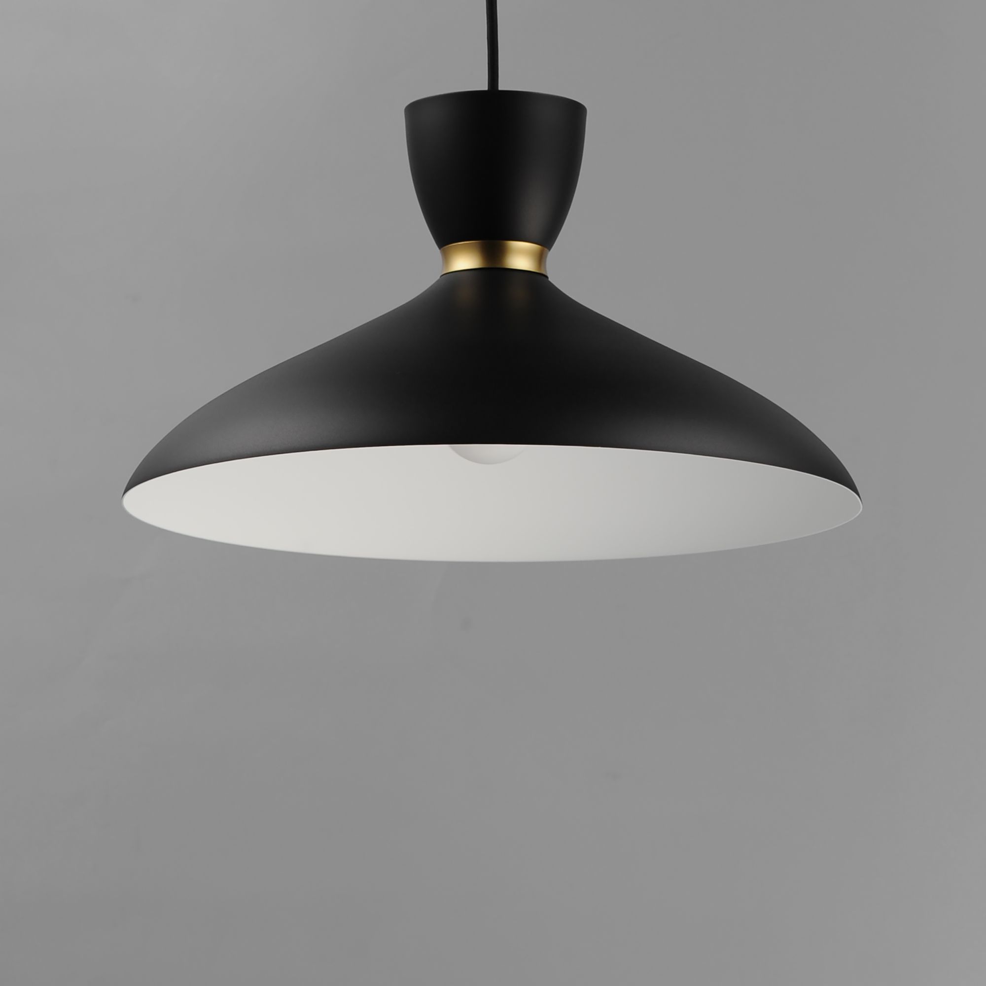 Image 4 Maxim Carillon 15 3/4" Wide Black Satin Brass Pendant Light more views