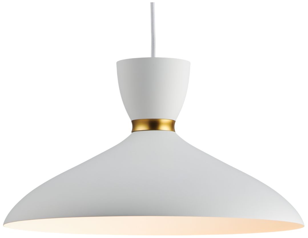 Image 3 Maxim Carillon 15 3/4" Wide White Satin Brass Pendant Light more views