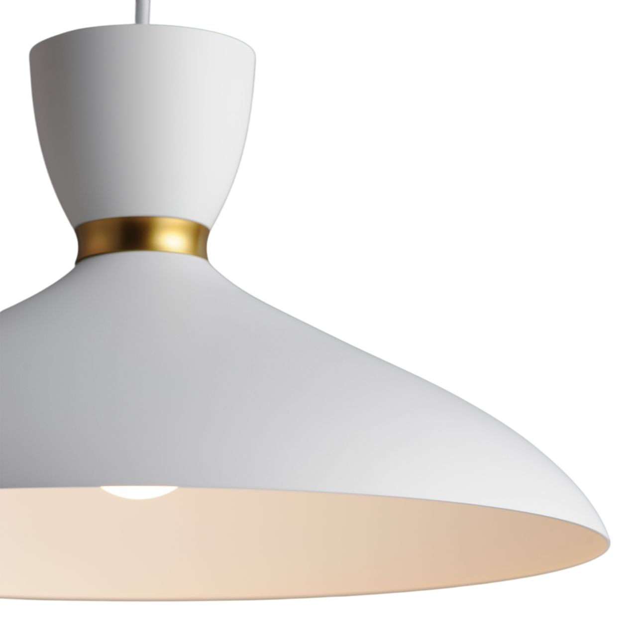 Image 6 Maxim Carillon 15 3/4" Wide White Satin Brass Pendant Light more views