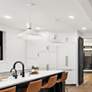 7_Maxim Carillon 15 3/4" Wide White Satin Brass Pendant Light more views