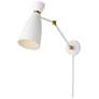 1_Maxim Carillon White Articulating Wall Lamp