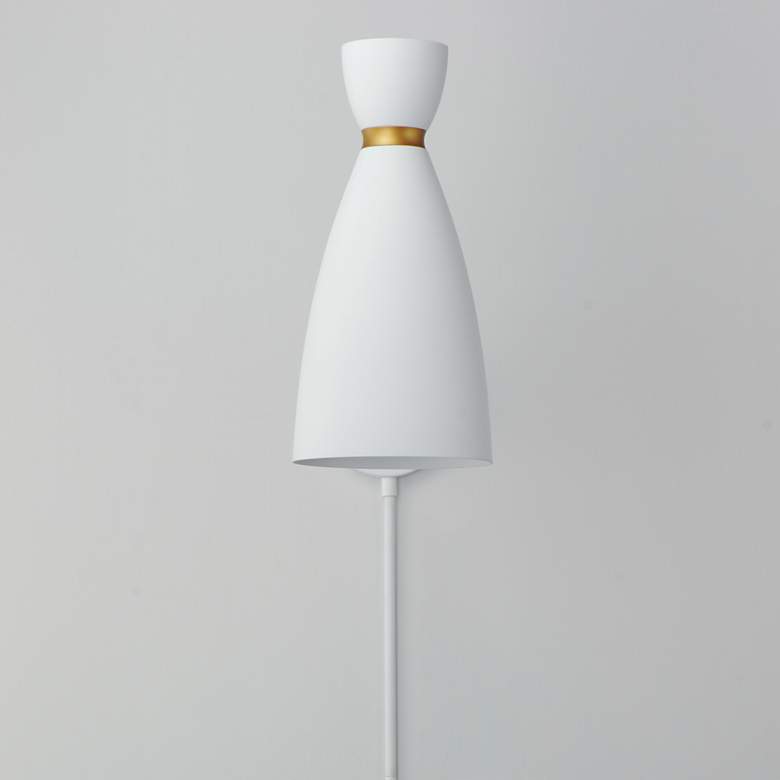 Image 2 Maxim Carillon White Articulating Wall Lamp more views