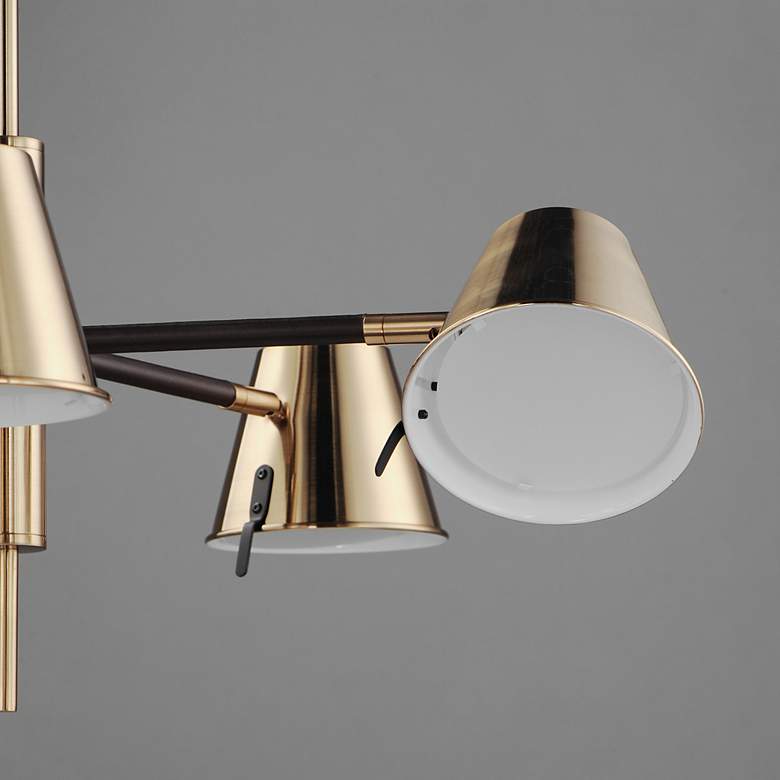 Image 4 Maxim Carlo 28" Wide 5-Light Bronze Downlight Modern Chandelier more views