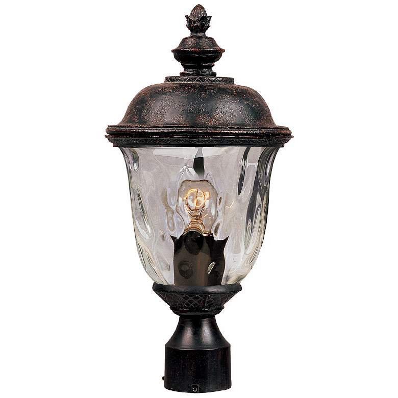 Image 1 Maxim Carriage House 19 1/2 inch High Outdoor Post Light