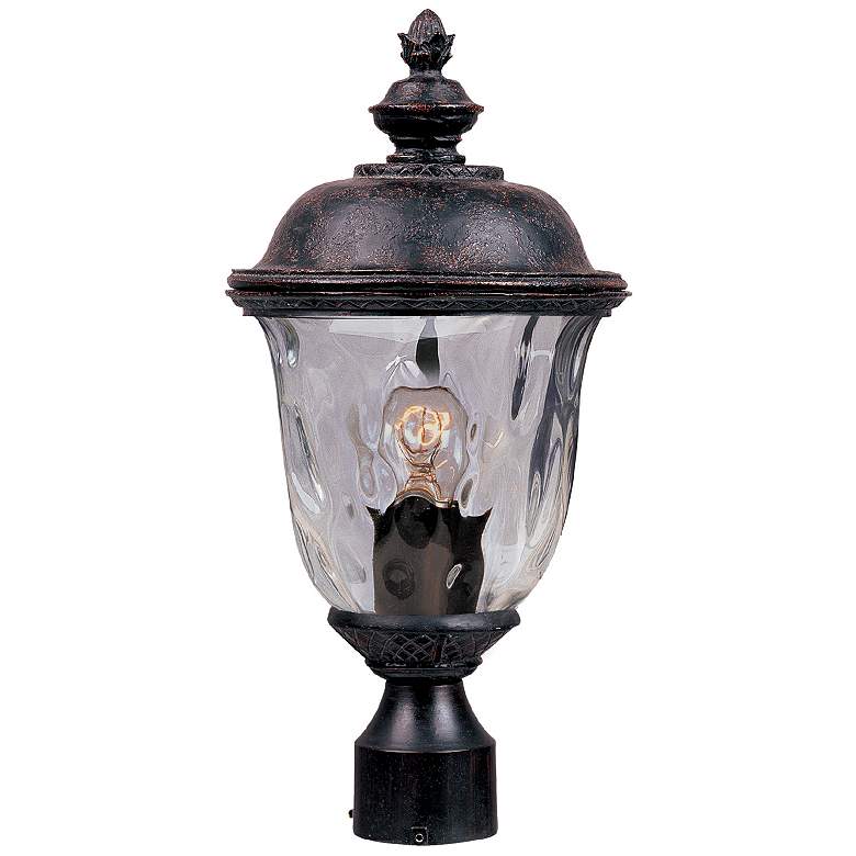 Image 1 Maxim Carriage House 19 1/2 inch High Outdoor Post Light