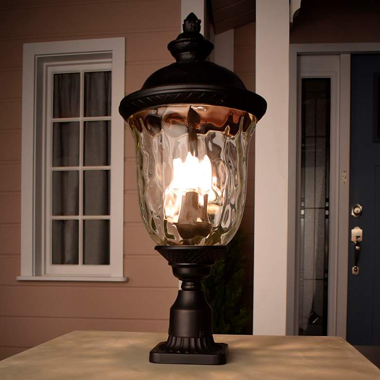 Image 1 Maxim Carriage House 19 1/2" High Outdoor Post Light