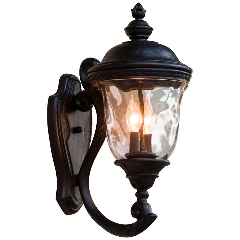 Image 3 Maxim Carriage House 20 inch High Upbridge Arm Outdoor Wall Light