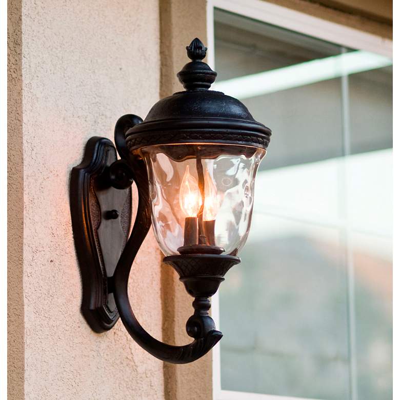 Image 5 Maxim Carriage House 20" High Upbridge Arm Outdoor Wall Light more views
