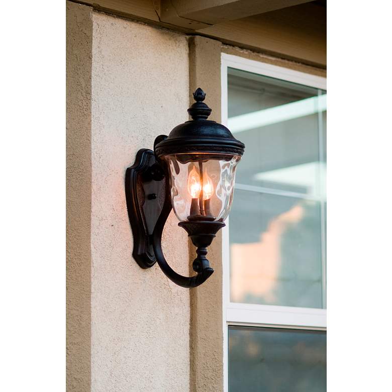 Image 6 Maxim Carriage House 20" High Upbridge Arm Outdoor Wall Light more views