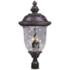 Maxim Carriage House 29" Bronze and Water Glass Outdoor Post Light