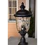 6_Maxim Carriage House 29" Bronze and Water Glass Outdoor Post Light more views