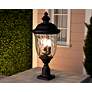 7_Maxim Carriage House 29" Bronze and Water Glass Outdoor Post Light more views