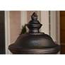 Maxim Carriage House 29" Bronze and Water Glass Outdoor Post Light