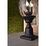 Maxim Carriage House 29" Bronze and Water Glass Outdoor Post Light