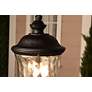 Maxim Carriage House 29" Bronze and Water Glass Outdoor Post Light