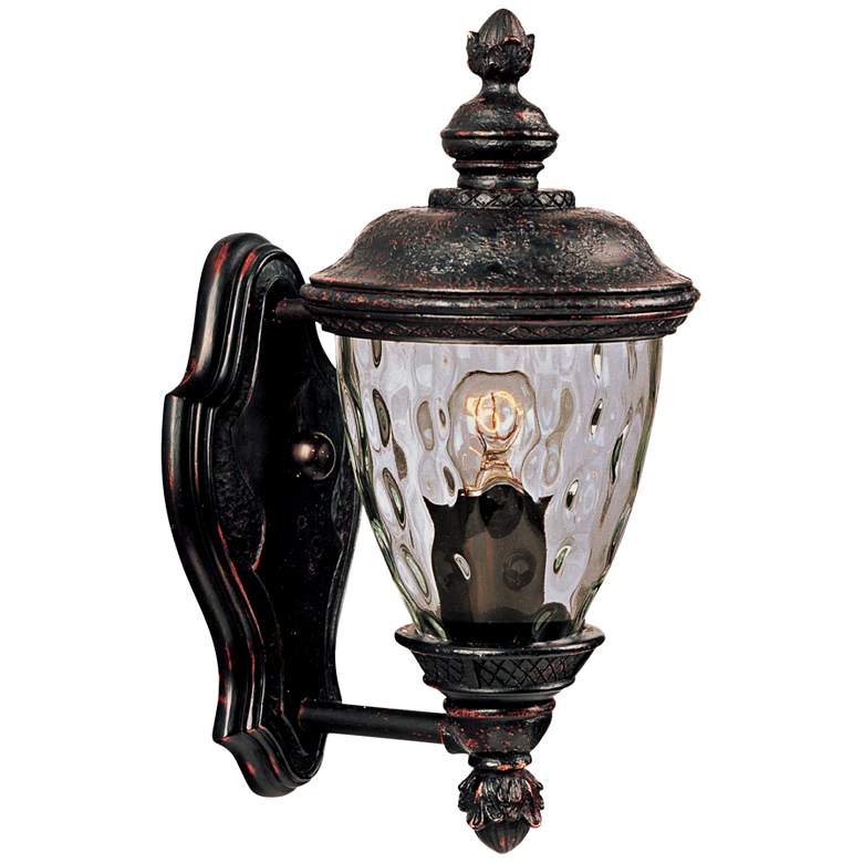 Image 1 Maxim Carriage House Collection 12 1/2 inch High Outdoor Wall Light