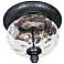 Maxim Carriage House VX 12"W Bronze Outdoor Ceiling Light