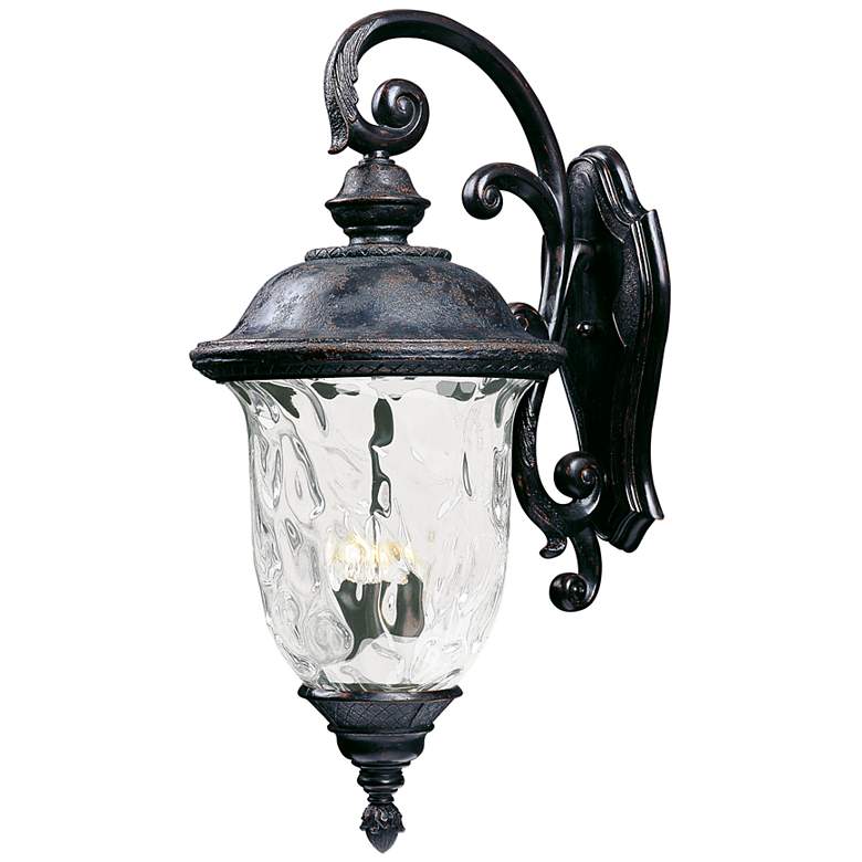 Image 1 Maxim Carriage House VX 31 inch High Bronze Outdoor Wall Light