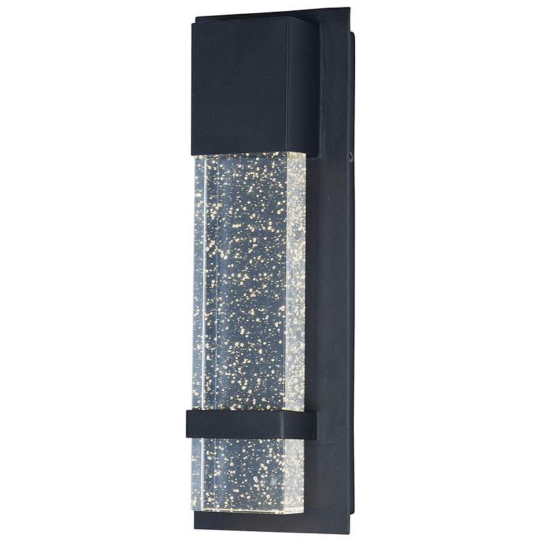 Image 2 Maxim Cascade 13 3/4"H Black Small LED Outdoor Wall Light