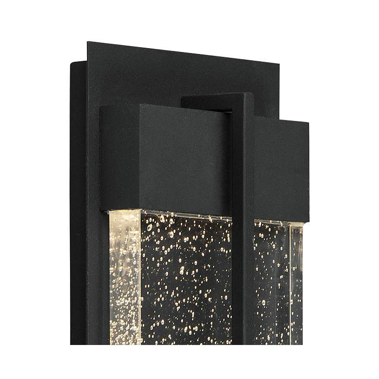 Image 3 Maxim Cascade 16 inch High Black LED Outdoor Wall Light more views
