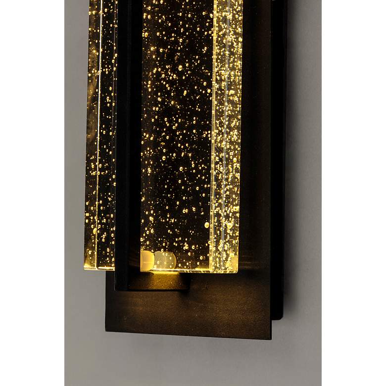Image 6 Maxim Cascade 21" High Black LED Outdoor Wall Light more views