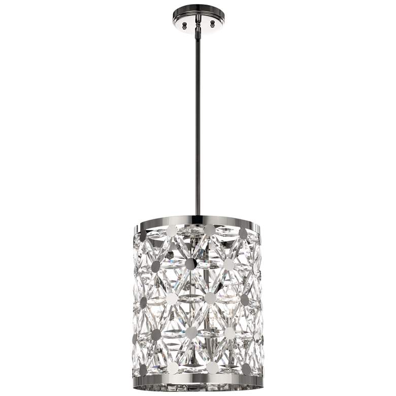 Image 2 Maxim Cassiopeia 11 3/4 inch Wide Polished Nickel Mini Pendant