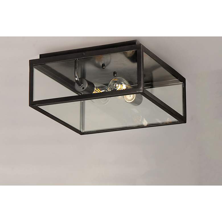 Image 3 Maxim Catalina 13" Wide Dark Bronze Outdoor Ceiling Light more views