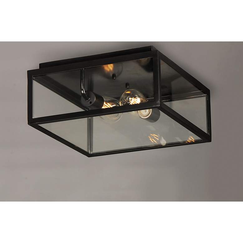 Image 4 Maxim Catalina 13" Wide Dark Bronze Outdoor Ceiling Light more views