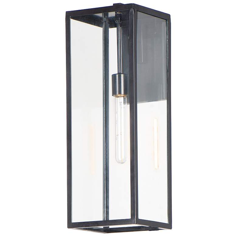 Image 1 Maxim Catalina 21" High Dark Bronze Rectangular Outdoor Wall Light