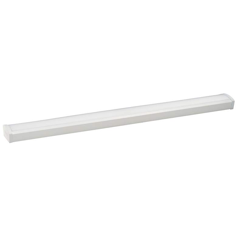 Image 1 Maxim Ceiling Wrap 1-Light 4" Wide White Flush Mount Light