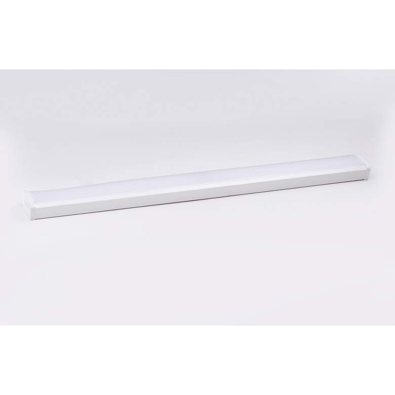 Image 2 Maxim Ceiling Wrap 1-Light 4" Wide White Flush Mount Light more views