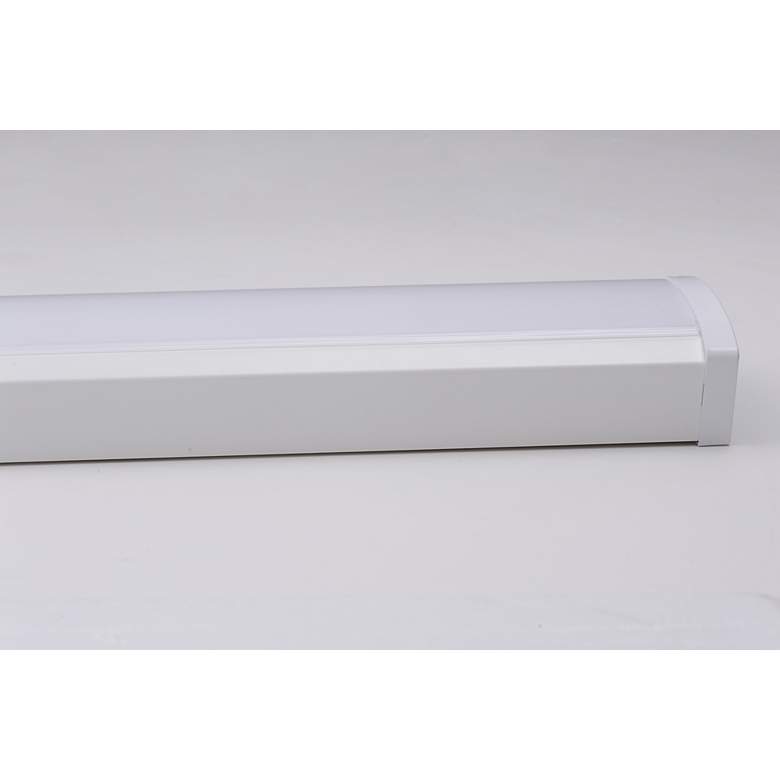 Image 3 Maxim Ceiling Wrap 1-Light 4" Wide White Flush Mount Light more views