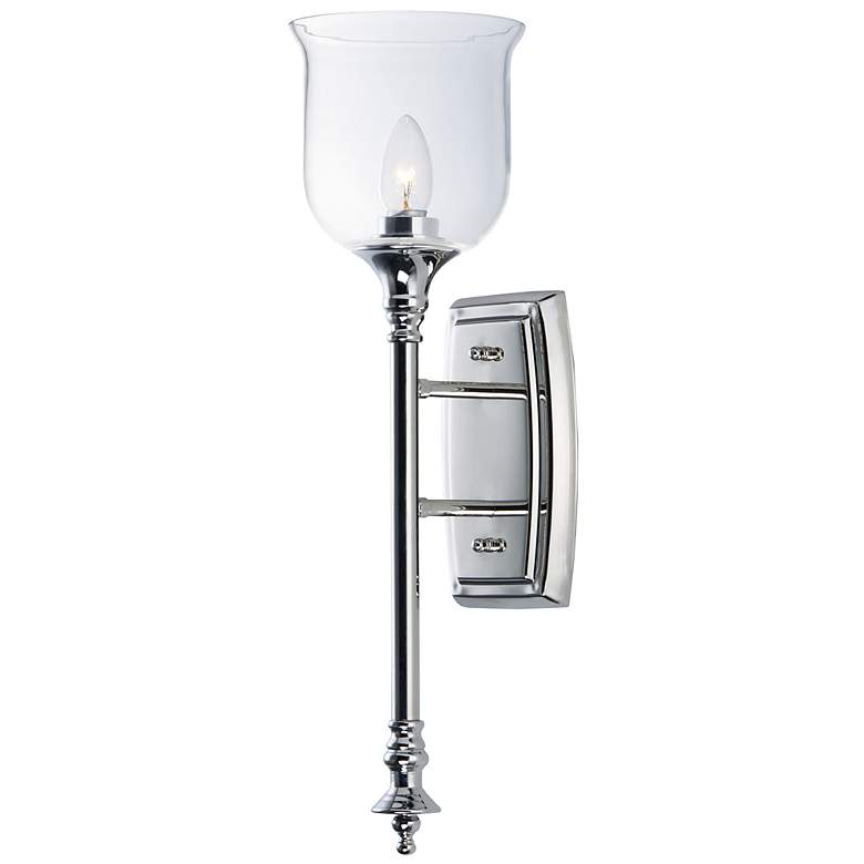 Image 1 Maxim Centennial 22" High Polished Nickel Wall Sconce