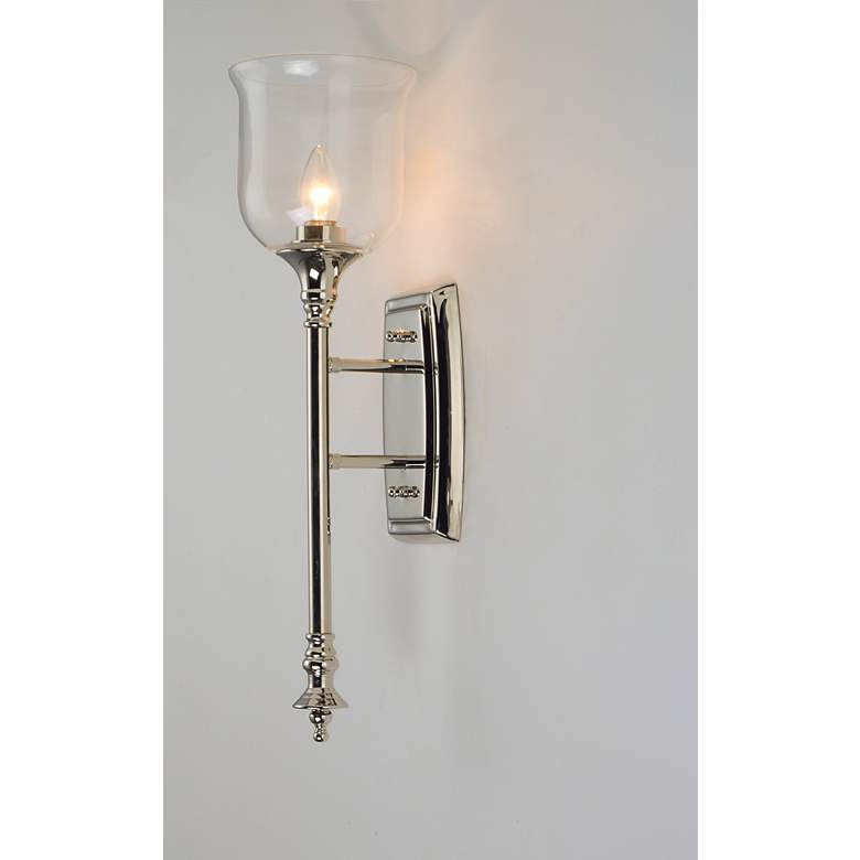Image 4 Maxim Centennial 22" High Polished Nickel Wall Sconce more views