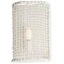 1_Maxim Cestino 12 1/4" High Weathered White 1-Light Wall Sconce