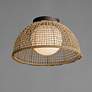3_Maxim Cestino 15 3/4" Wide Antique Bronze Ceiling Light more views