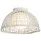 Maxim Cestino 15 3/4" Wide Weathered White Ceiling Light