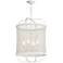 Maxim Cestino 19" Wide Weathered White Pendant