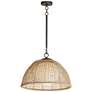 1_Maxim Cestino 21" Wide Antique Bronze 1-Light Pendant
