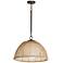 Maxim Cestino 21" Wide Antique Bronze 1-Light Pendant