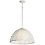 1_Maxim Cestino 21" Wide Weathered White 1-Light Pendant