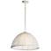 Maxim Cestino 21" Wide Weathered White 1-Light Pendant