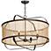 Maxim Cestino 30" Antique Bronze Pendant