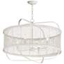 1_Maxim Cestino 30" Weathered White Pendant