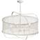 Maxim Cestino 30" Weathered White Pendant
