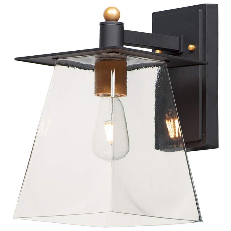 Image 2 Maxim Chalet 13" High Bronze and Gold LED Outdoor Wall Light
