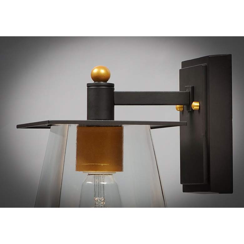 Image 4 Maxim Chalet 13" High Bronze and Gold LED Outdoor Wall Light more views