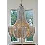 Maxim Chantilly 14" Wide Nickel Jewelry Chain Chandelier
